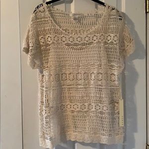 Kenar women’s L dress shirt lace design